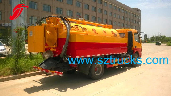 high pressure jetting vacuum suction truck