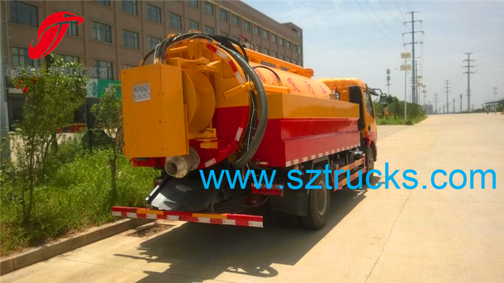 high pressure jetting vacuum suction truck