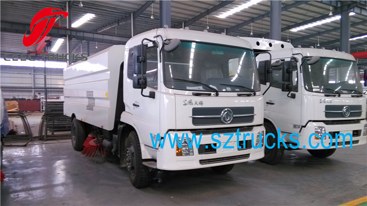 Factory directly sale tianjin road sweeper truck