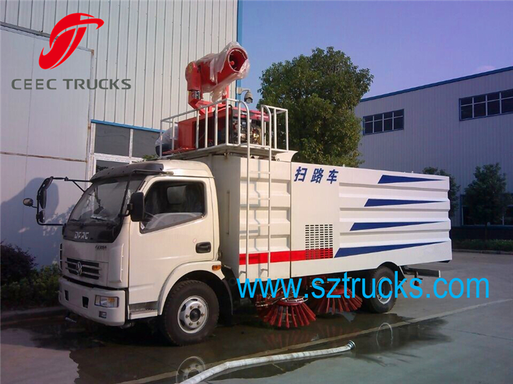 Multifunction road sweeper trucks with pesticide spraying system Multifunction road sweeper trucks with pesticide spraying system