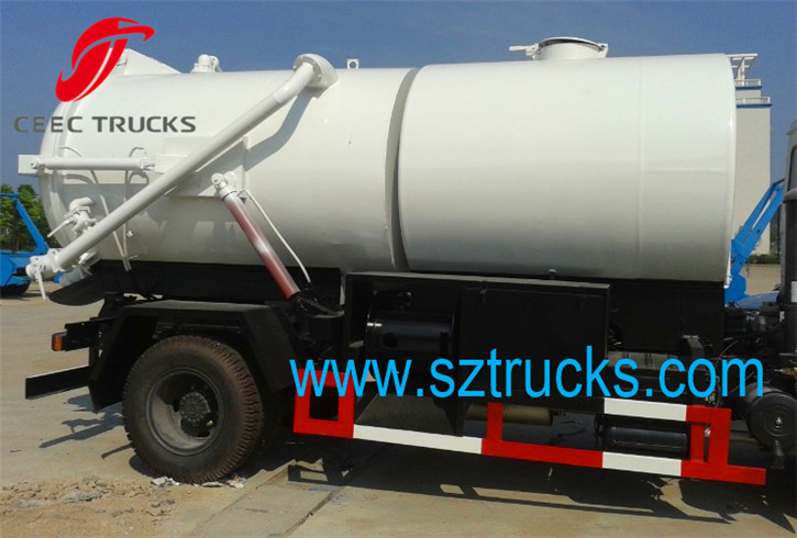 Best combined jetting vacuum suction tanker truck with high performance hot sale