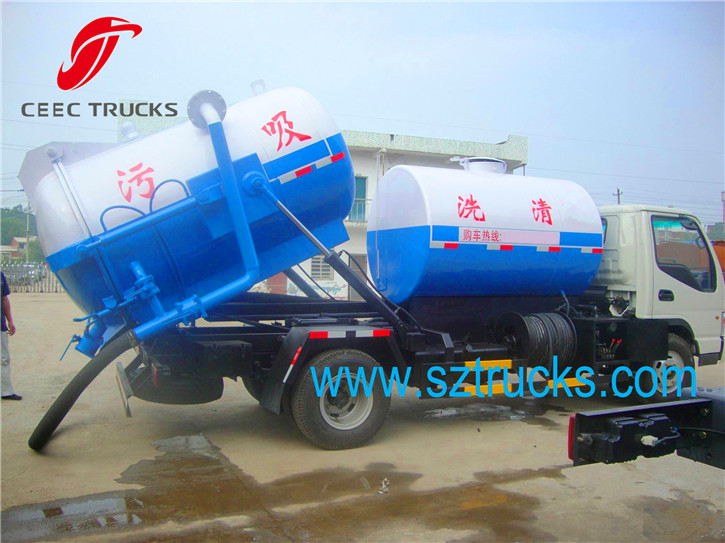 Good Quality Mini multifunctional combined sewage suction jetting truck