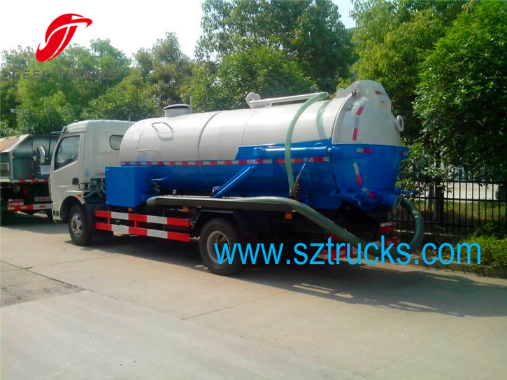 Combined sewer truck and High Pressure Pipeline Flushing Truck