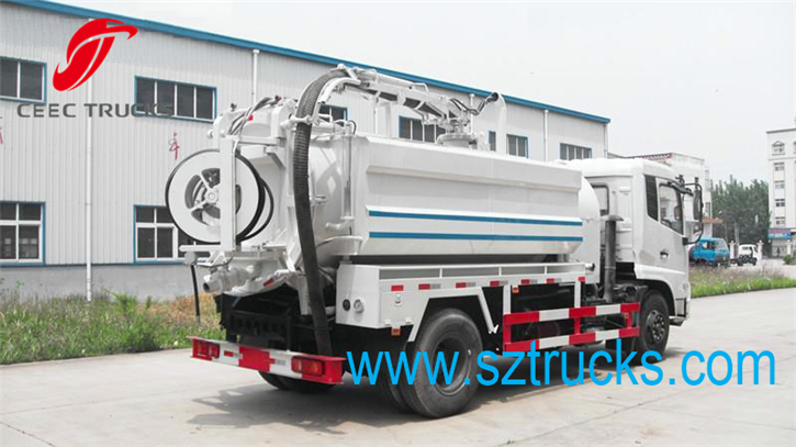 DFAC Best combined vacuum suction jetting truck DFAC Best combined vacuum suction jetting truck
