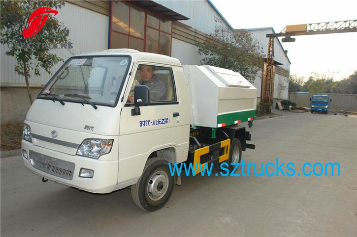1.5Ton FOTON Mini hook lift garbage trucks 1.5Ton FOTON Mini hook lift garbage trucks