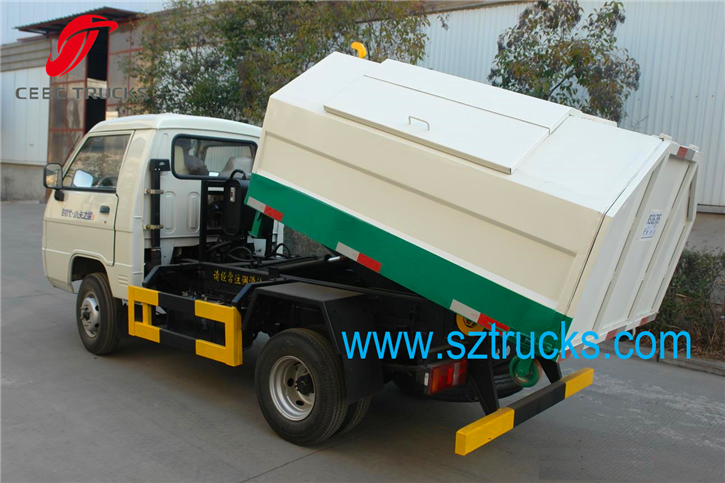 1.5Ton FOTON Mini hook lift garbage trucks