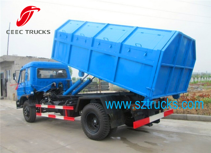 Hot sale DongFeng hook lift truck with 10CBM capacity