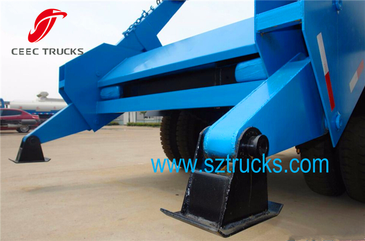 8000Liters refuse bin lifting trucks with CUMMINS engine hot sale