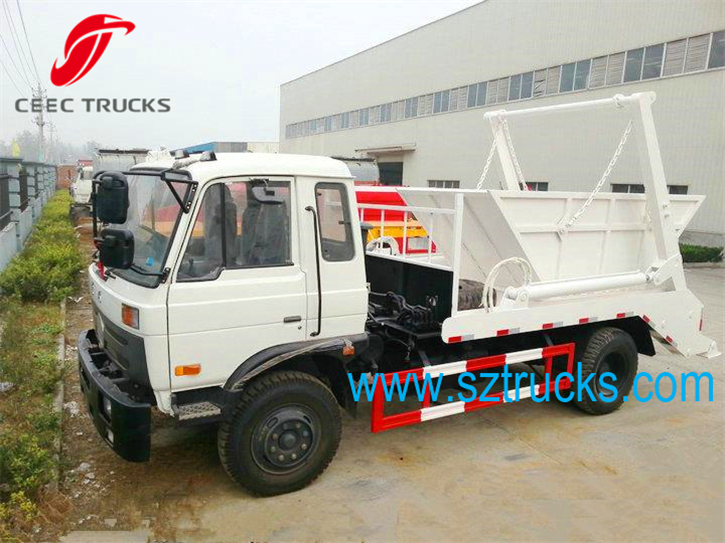 8CBM High Perform swing arm refuse management trucks on sale