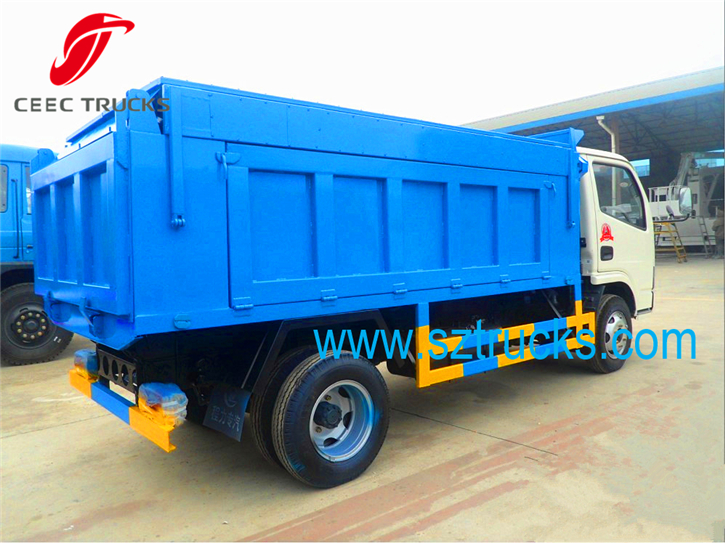 4CBM garbage dumper sealed refuse management vehicles for sale