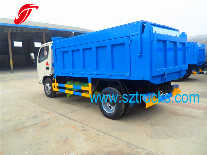 4CBM garbage dumper sealed refuse management vehicles for sale