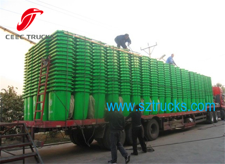 CEEC sealed garbage trucks garbage bins
