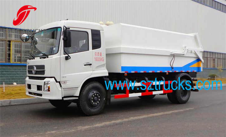 12CBM DongFeng heavy-duty docking garbage trucks for sale