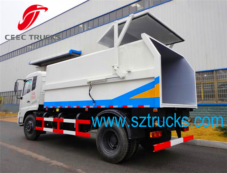 12CBM DongFeng heavy-duty docking garbage trucks for sale