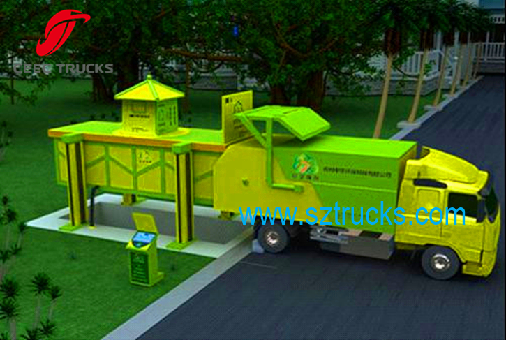 CEEC docking garbage trucks working drawing