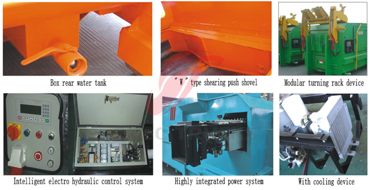Good Integral rubbish Compression box for city sanitation