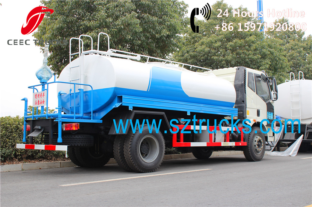 FAW 10tons water tanker trucks