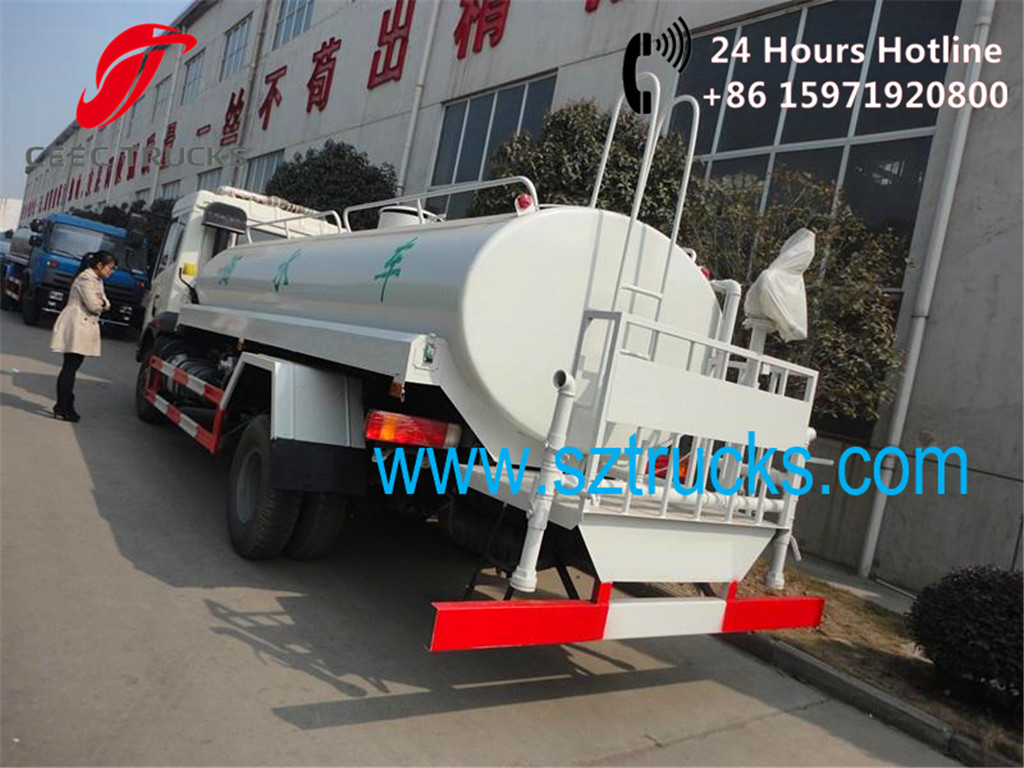 FAW 8000Liters water sprinkler tanker trucks for sale