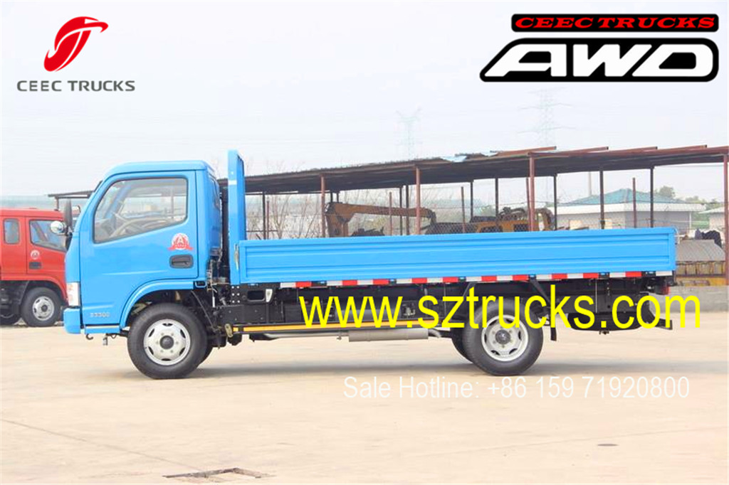 AWD DongFeng 3300mm wheelbase trucks manufacturer supply