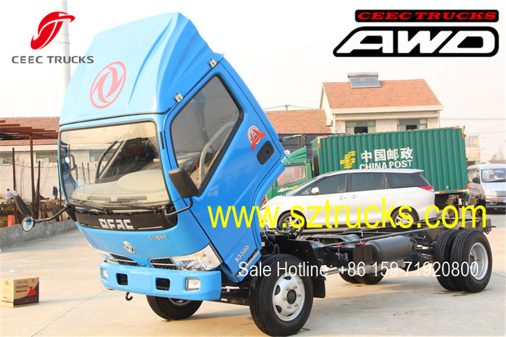 AWD DongFeng 3300mm wheelbase trucks chassis
