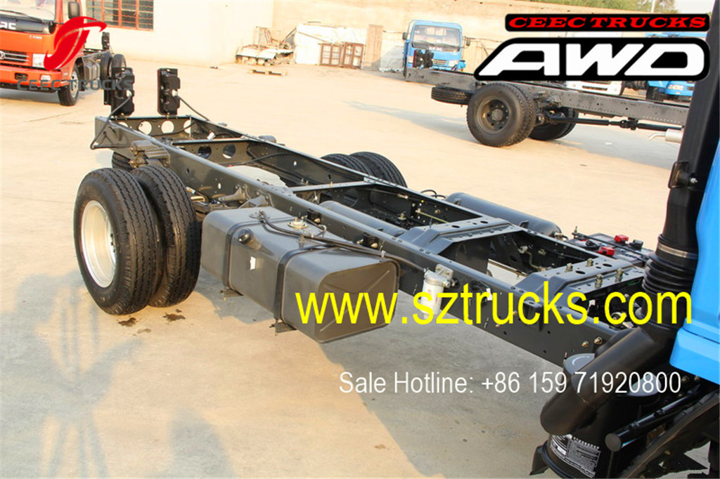 AWD DongFeng 3300mm wheelbase trucks chassis