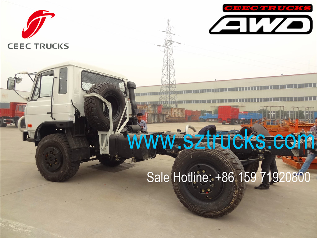DFAC brand 4x4 all-wheel-drive trucks chassis factory directly sale