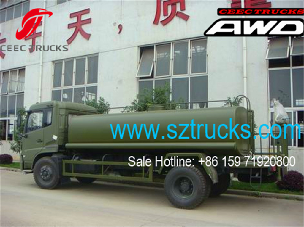DFAC brand 4x4 all-wheel-drive water sprinkler tanker trucks export