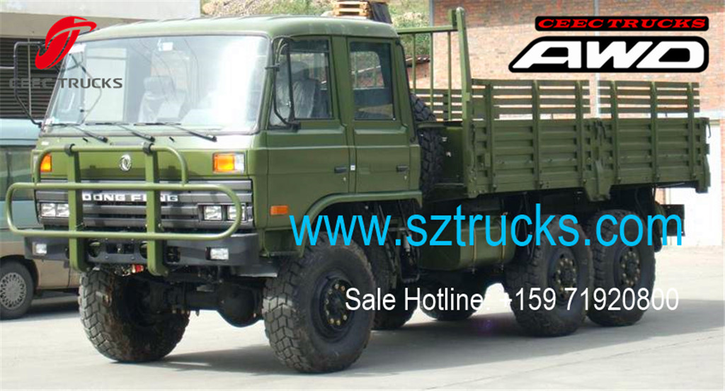 DONGFENG 6x6 Cargo trucks factory directly sale