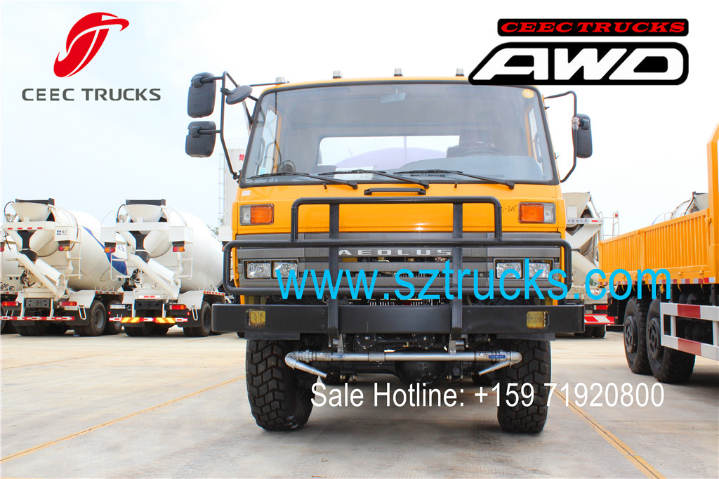 DONGFENG 6x6 water tanker trucks export to Ecuador