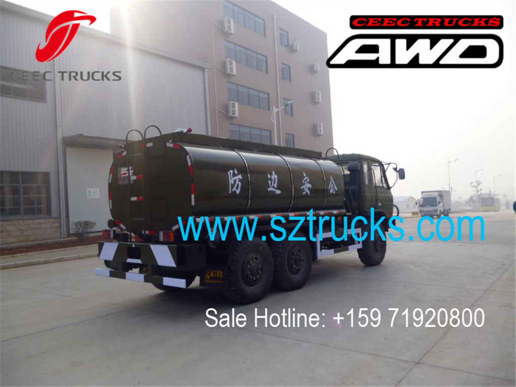 DONGFENG 6x6 water tanker trucks for government project