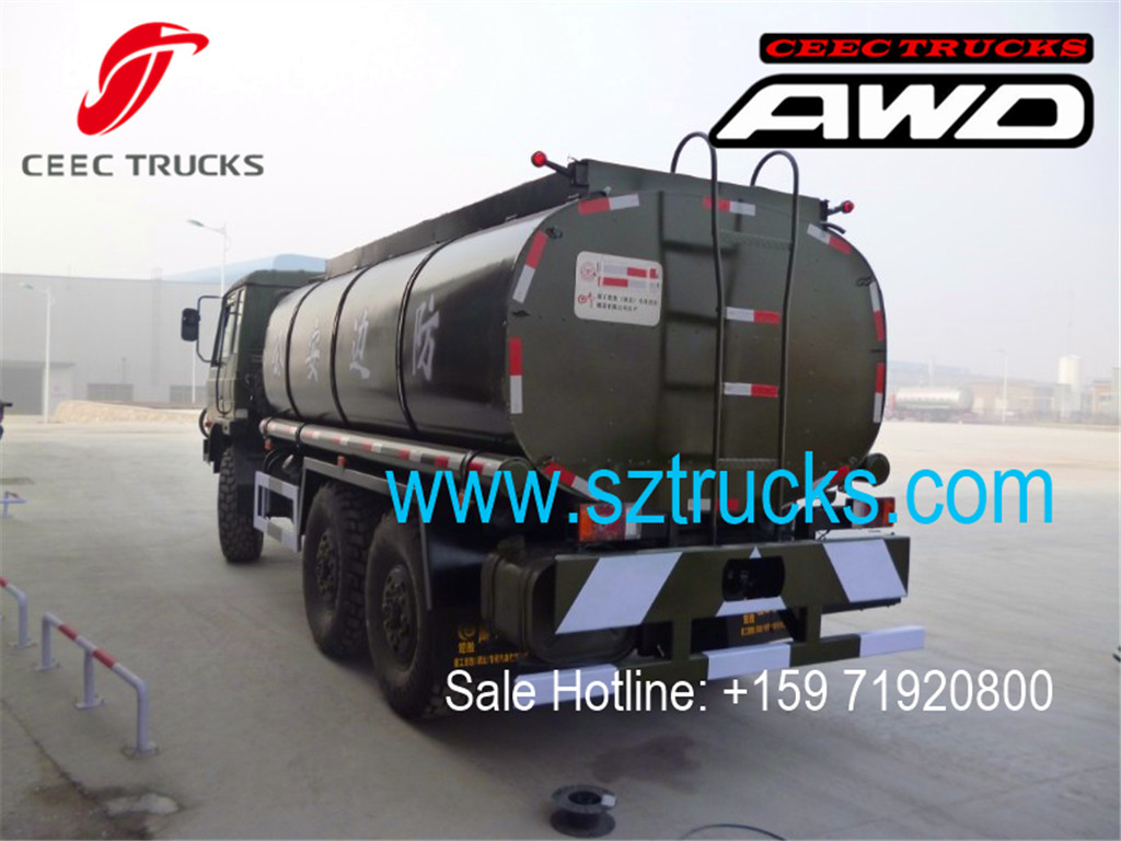DONGFENG 6x6 water tanker trucks for government project
