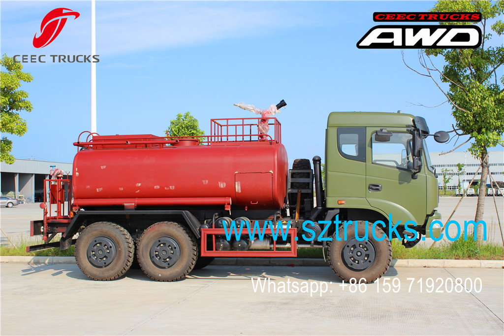 High quality DFAC 6x6 firefighting trucks