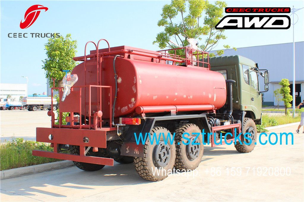 High quality DFAC 6x6 firefighting trucks