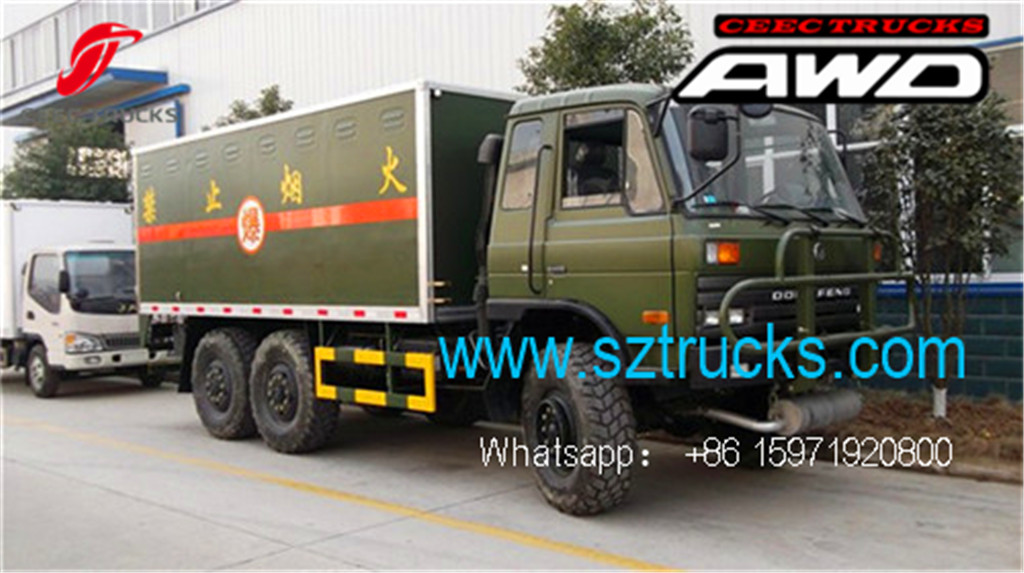 DFAC 6x6 special cargo trucks for sale