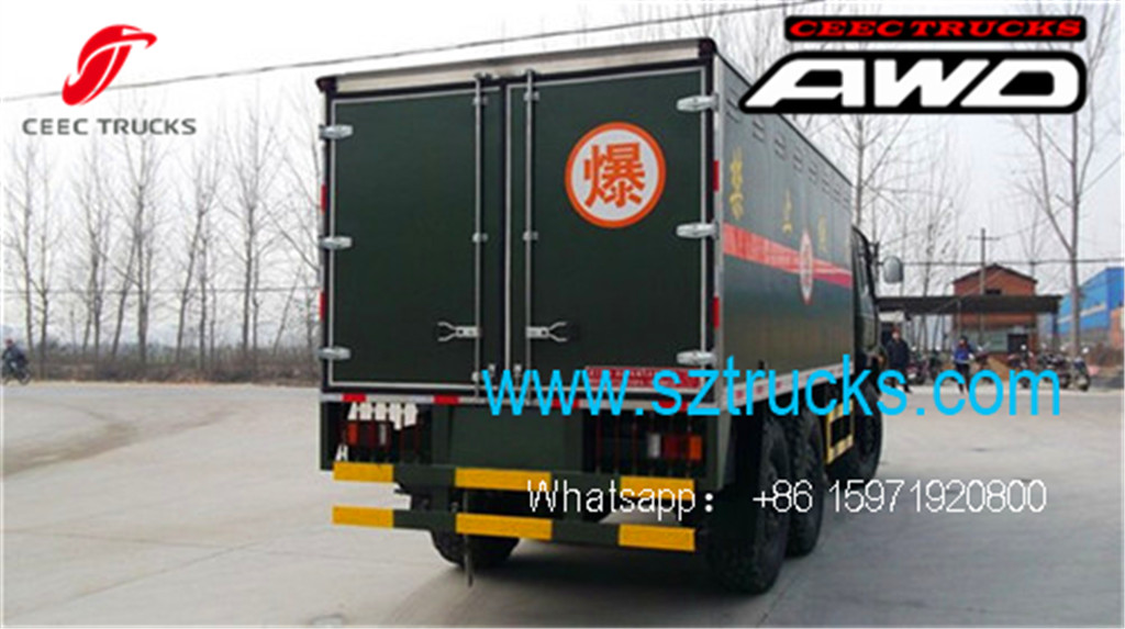 DFAC 6x6 special cargo trucks for sale