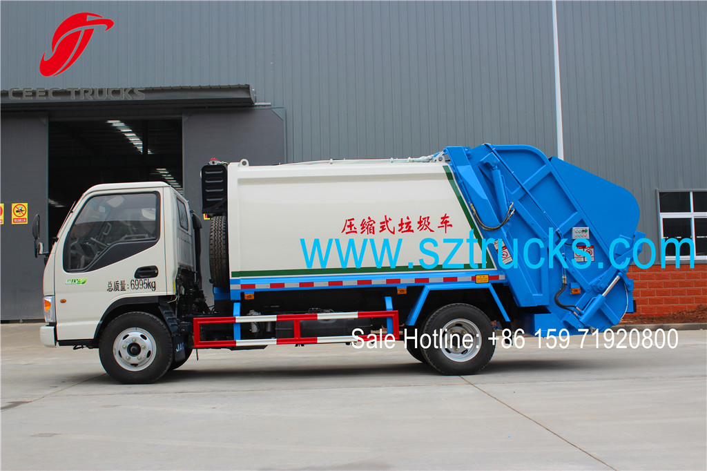 JAC 4CBM refuse compression trucks for sale