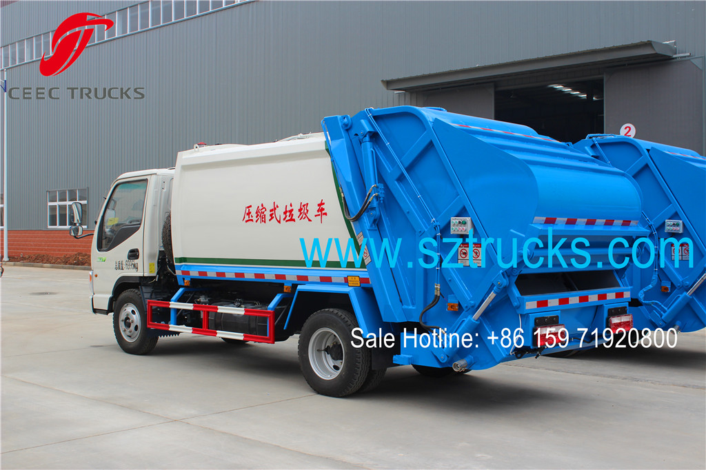 JAC 4CBM refuse compression trucks for sale