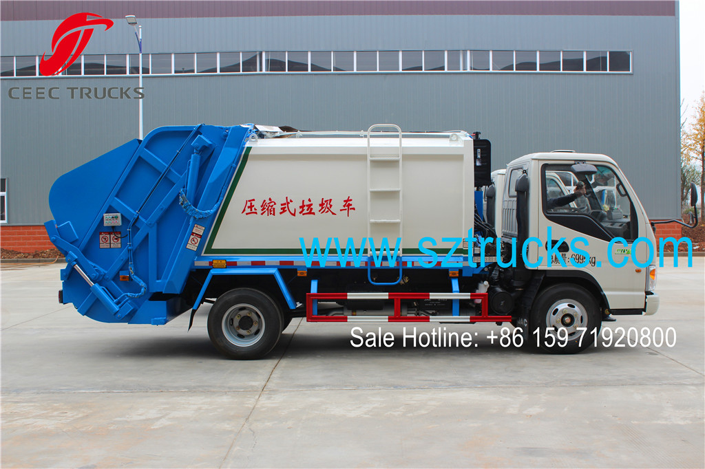 JAC 4CBM refuse compression trucks for sale