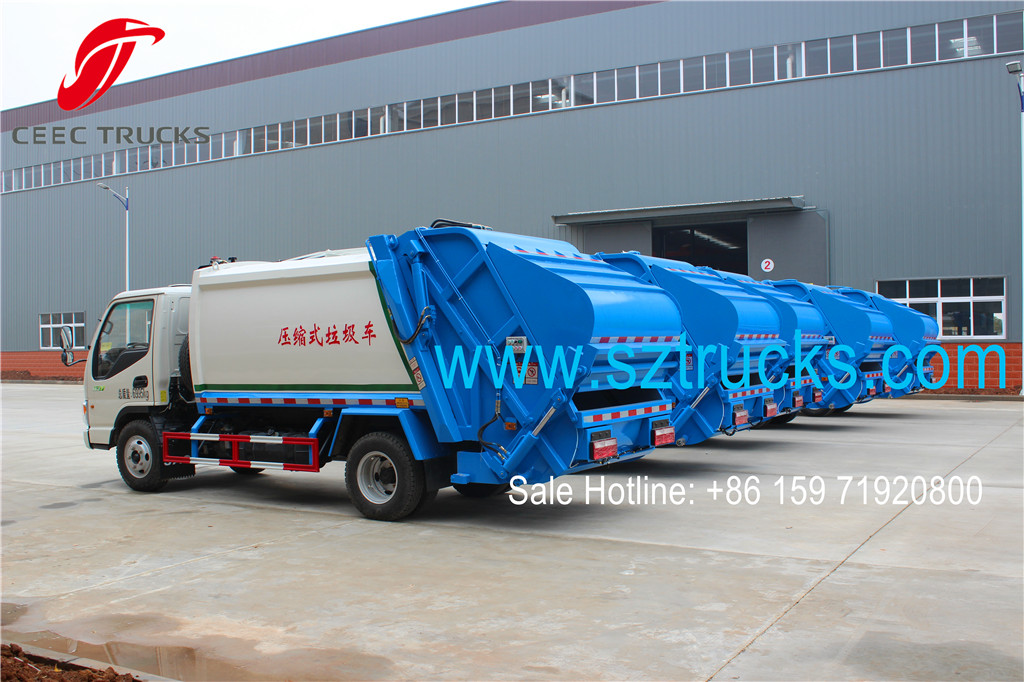 JAC 4CBM refuse compression trucks for sale