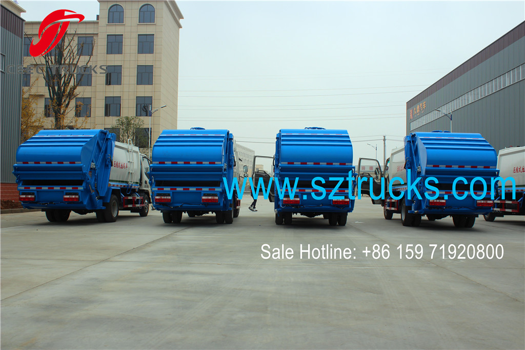 JAC 4CBM refuse compression trucks for sale