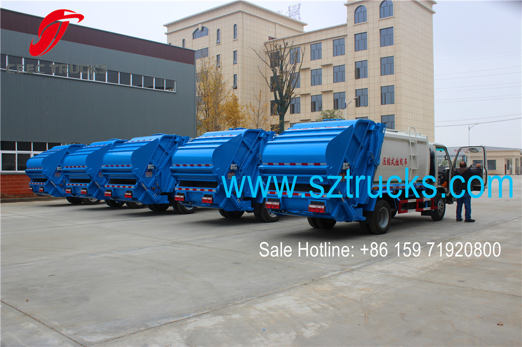 JAC 4CBM refuse compression trucks for sale