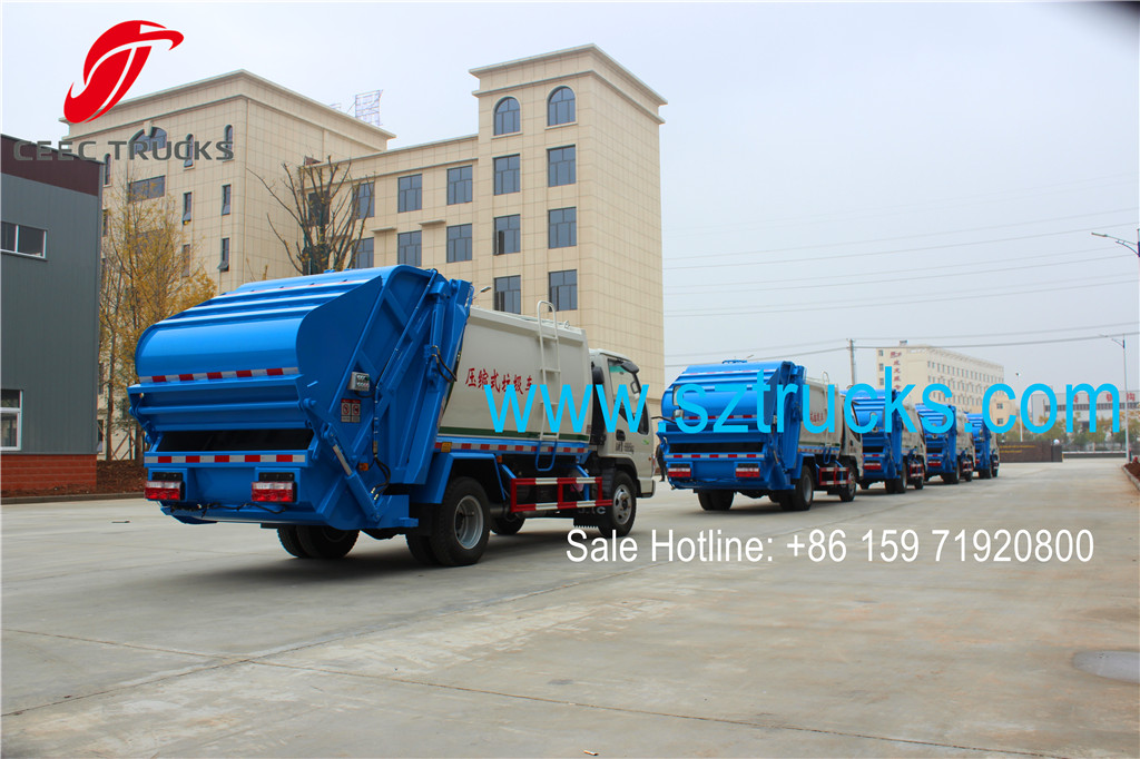 JAC 4CBM refuse compression trucks for sale