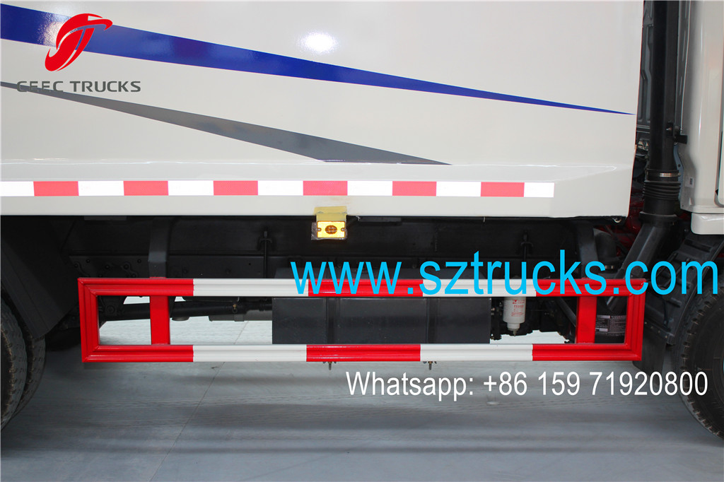 4CBM Garbage Compactor Truck safety guard