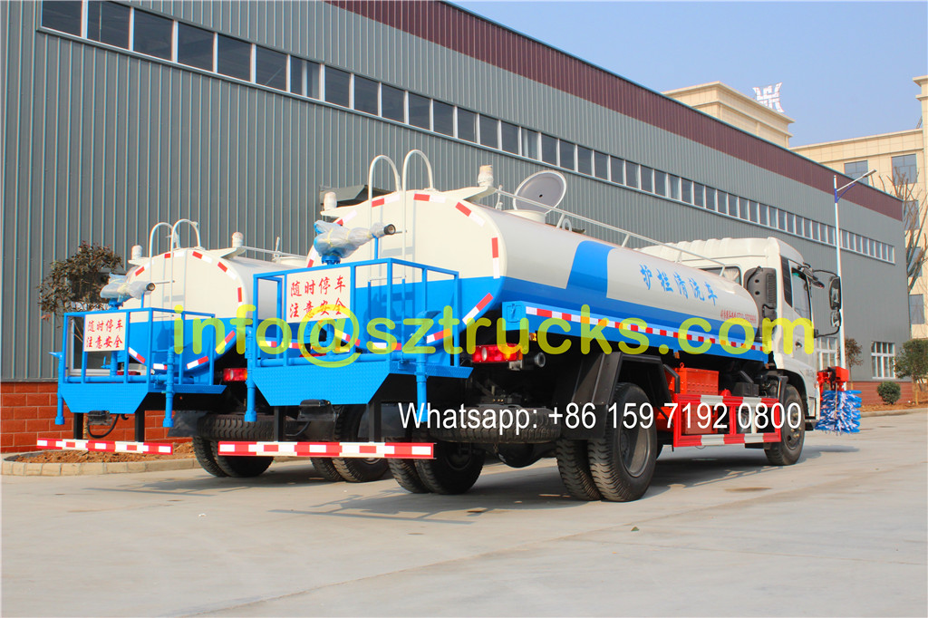 2016 design 10CBM guardrail washing truck