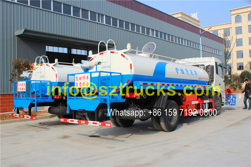 2016 design 10CBM guardrail washing truck