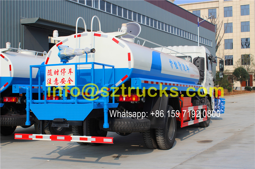 2016 design 10CBM guardrail washing truck