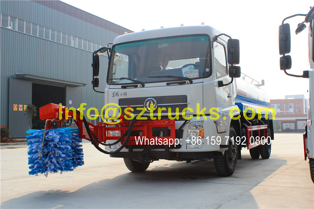 2016 design 10CBM guardrail washing truck