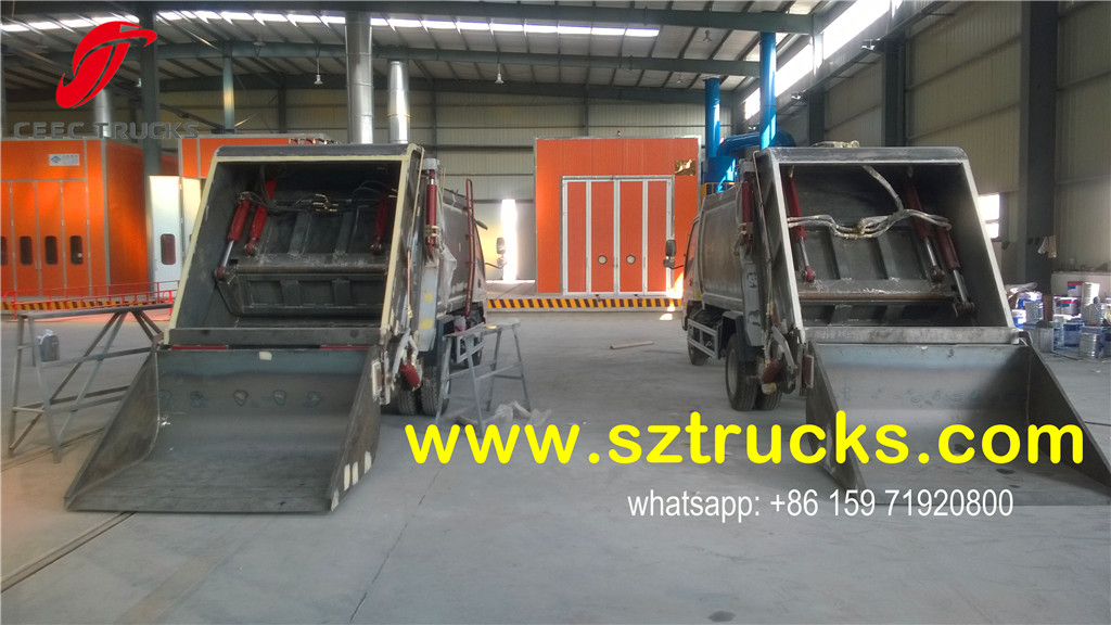 4CBM JAC garbage compactor truck