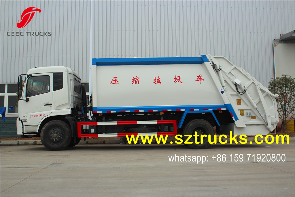 2016 produced 14CBM garbage compactor truck