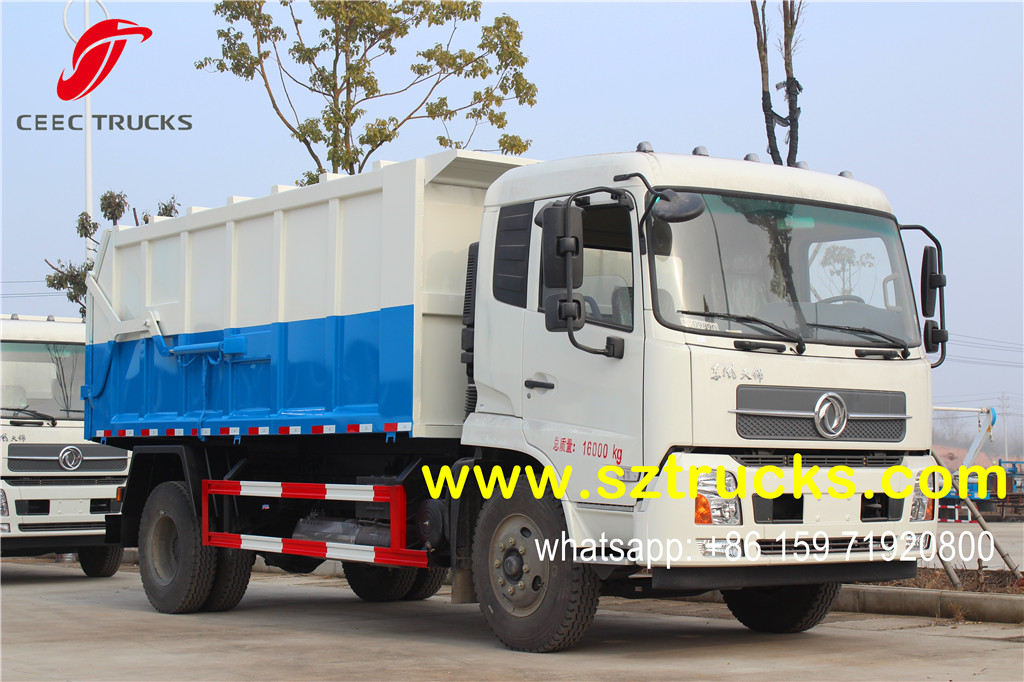 DFAC docking garbage truck